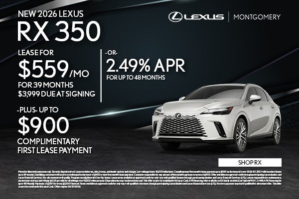 NEW 2026 LEXUS RX 350